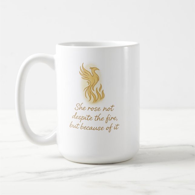Caneca De Café Phoenix Rising (Esquerda)