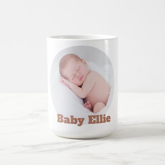 Caneca De Café Photo Baby Ellie Personalizado (Centro)
