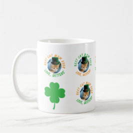Caneca De Café Photo Best Cat Mom Ever Irish Custom Pet Name 