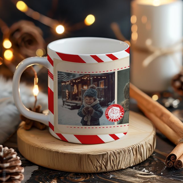 Caneca De Café Photo Polar Express Christmas Ticket (Criador carregado)