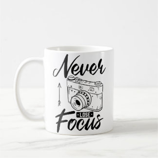 Caneca De Café Photographer Never Lose Focus Camera Photography P