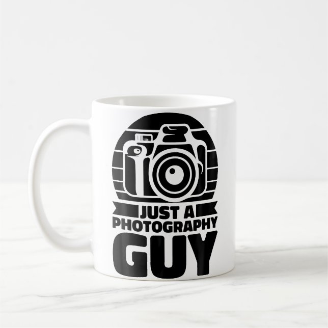 Caneca De Café Photography Photographer - Camera Just A Photograp (Esquerda)