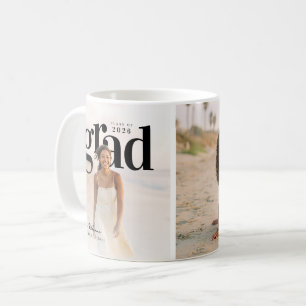 Caneca De Café PhotoPop Letras Minúsculas grad 2026 Dois Graduaçã