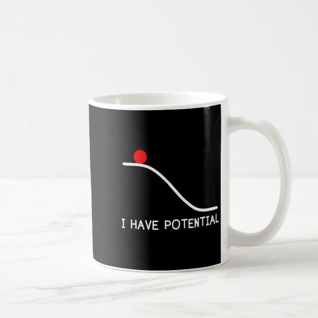 Caneca De Café Physics I Have Tential Energy Funny  (Direita)