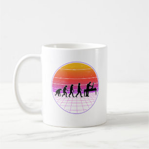 Caneca De Café Physiotherapist Evolution Vaporwave Physio