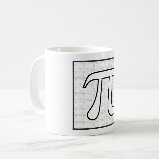 Caneca De Café Pi 2 (Frente Esquerda)