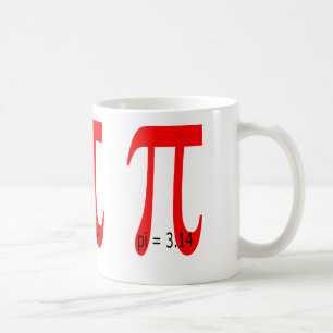 Caneca De Café pi = 3,14159265