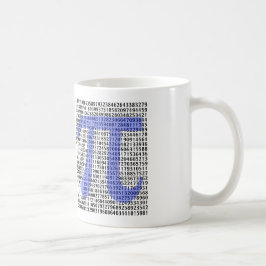 Caneca De Café Pi 3,14 até Centenas de Dígitos