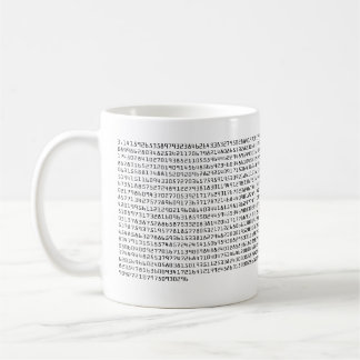 Caneca De Café Pi a 1500 lugares
