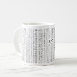 Caneca De Café Pi ao 10,000th lugar decimal
