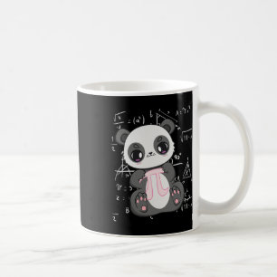 Caneca De Café Pi Day 3.14159 Algebra Matheme Anime Panda Bear