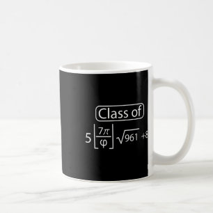 Caneca De Café Pi Day Cl De 2025 Graphic Funny Math Lover Graduat
