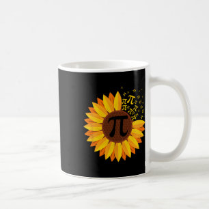 Caneca De Café Pi Day Sunflower Pi Number Símbolo Math Themed Sci