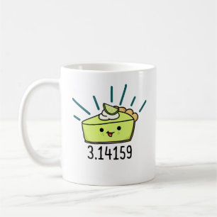 Caneca De Café Pi Numero Matemático Pie Pun Engraçado