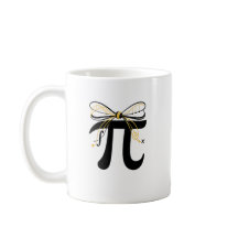 Pi Symbol Mug - Minimalist Math Pi Day Coffee Cup 