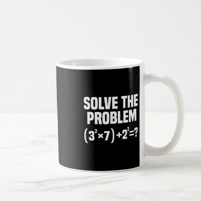 Caneca De Café Piada 67 Meme Matemática Seis Sete Professor Brain (Direita)