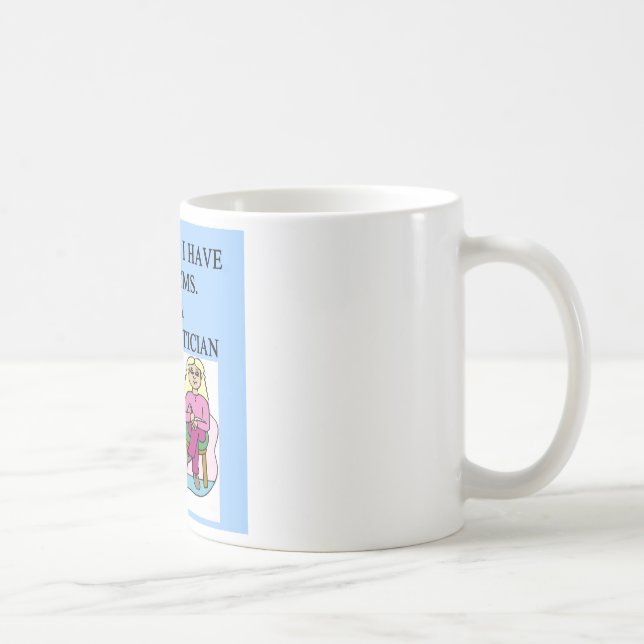 Caneca De Café Piada da psicologia da MATEMÁTICA (Direita)