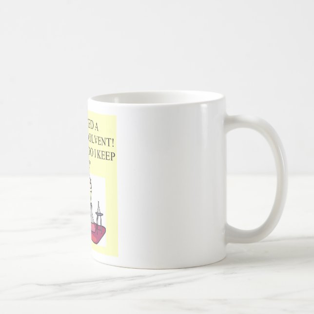 Caneca De Café piada da química (Direita)