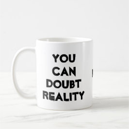 Caneca De Café Piada de café, realidade e dúvida