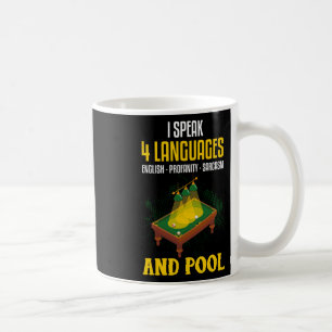 Caneca De Café Piada de Camisas Engraçado Piscina de Billard Sarc