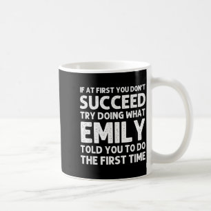 Caneca De Café Piada de Natal engraçada de aniversário com o nome