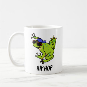 Caneca De Café Piada de Sapo Saltitante Divertido de Hip Hop