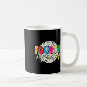 Caneca De Café Piada de volta à escola da 4ª série manchas de dál