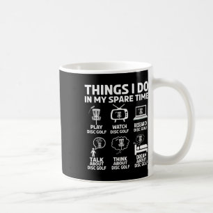 Caneca De Café Piada engraçada de golfe de disco com Tr de golfe 