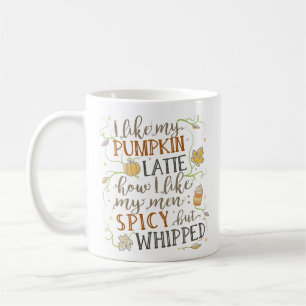 Caneca De Café Piada engraçada de Latte da especiaria da abóbor