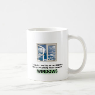 Caneca De Café Piada engraçada de Windows - GeekShirts