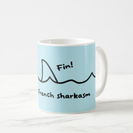 Caneca De Café Piada francesa de Shark Fin