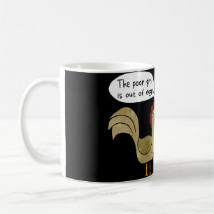 Caneca De Café Piada Henopause de aves de capoeira