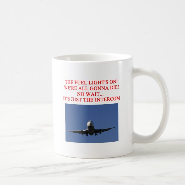 Caneca De Café Piada PILOTO da linha aérea (Direita)