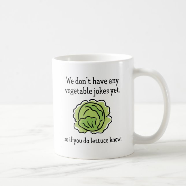 Caneca De Café Piadas de Legumes (Direita)