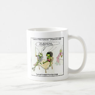 Caneca De Café Piadas de Paquera de Críquete Divertidas