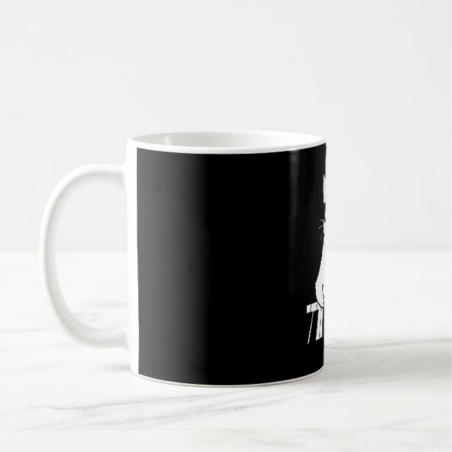 Caneca De Café Piano Cat (Esquerda)
