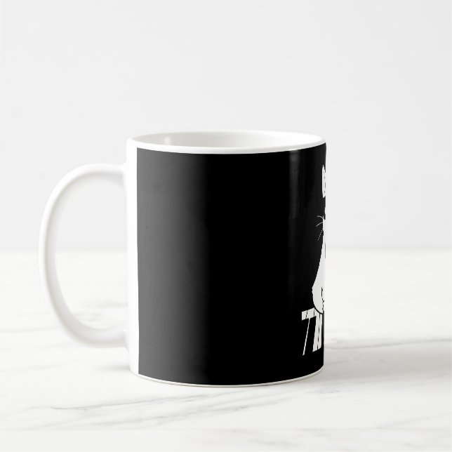 Caneca De Café Piano Cat (Esquerda)