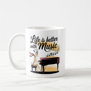 Caneca De Café piano gazelle