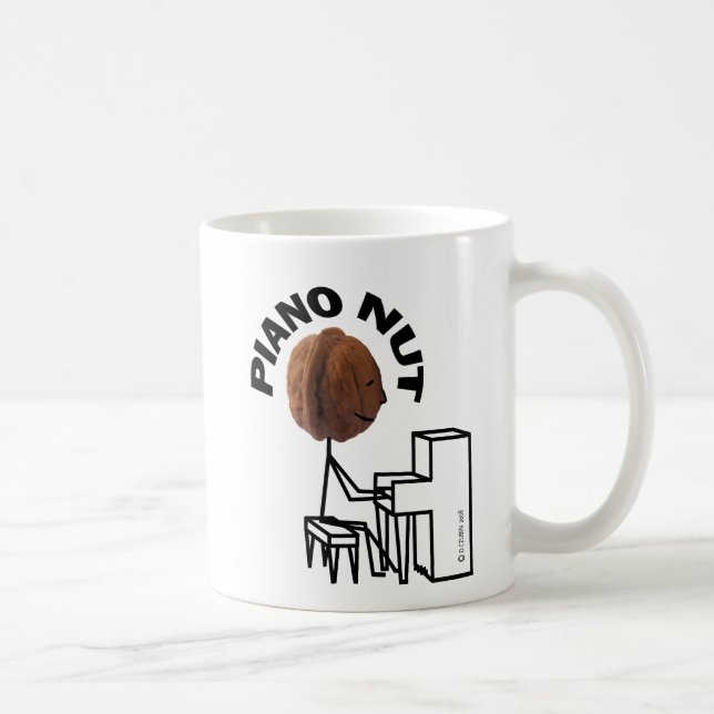 Caneca De Café Piano Nut (Direita)