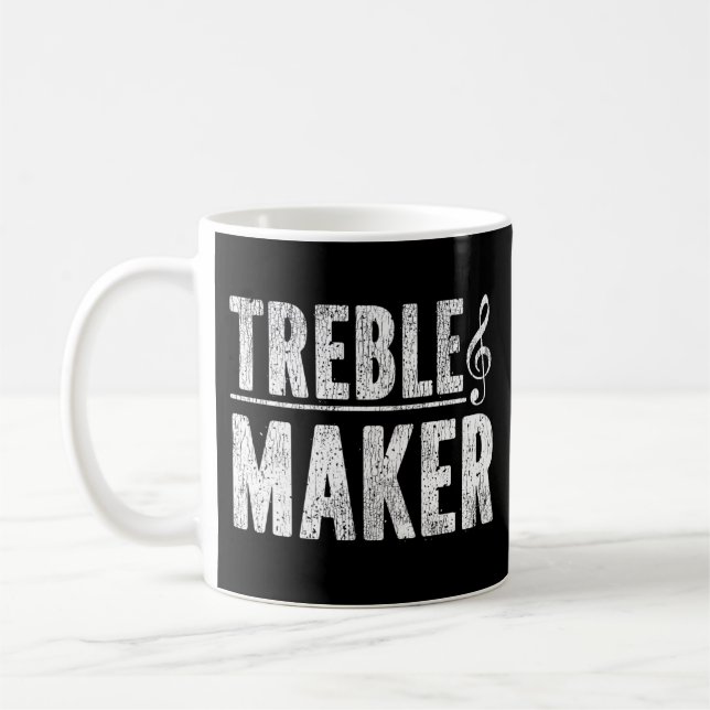 Caneca De Café Piano Pianista Treble Maker (Esquerda)