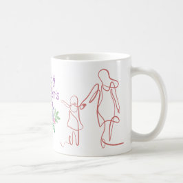 Caneca De Café Pias do Amor - Feliz Cachorro do Dia das Mães