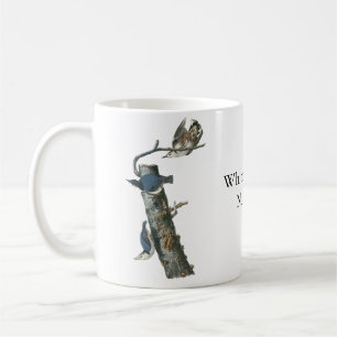 Caneca De Café Pica-pau-cinzento Branco-breasted, John Audubon