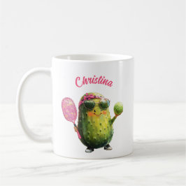 Caneca De Café Picante Engraçado e Bonito de Pepino com Óculos So