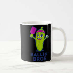 Caneca De Café Pickle Ballin' Bros - Oferece Amigos, Irmãos Ou
