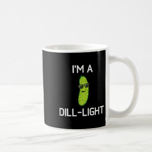 Caneca De Café Pickle Pun, Eu Sou Uma Luz Dill, Engraçado, Piadas