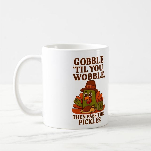 Caneca De Café Pickle Thanksgiving Mug (Esquerda)