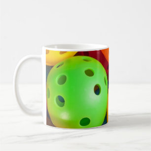 Caneca De Café Pickleball Colorido