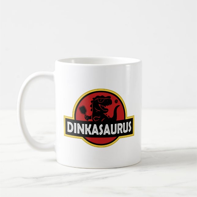 Caneca De Café Pickleball Dinkasaurus (Esquerda)