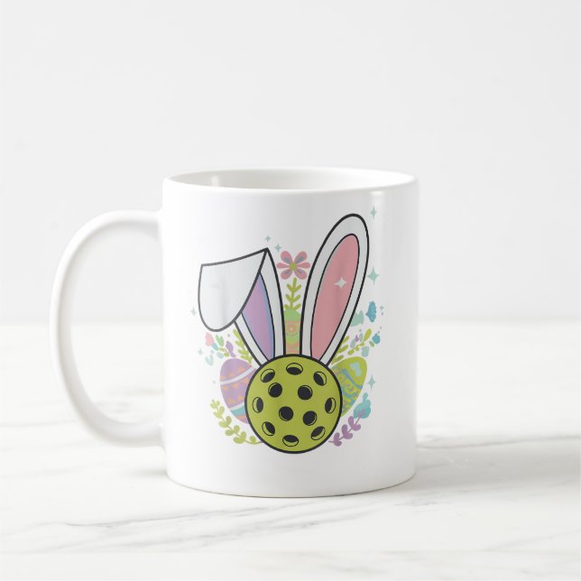 Caneca De Café Pickleball Easter T-Shirt (Esquerda)