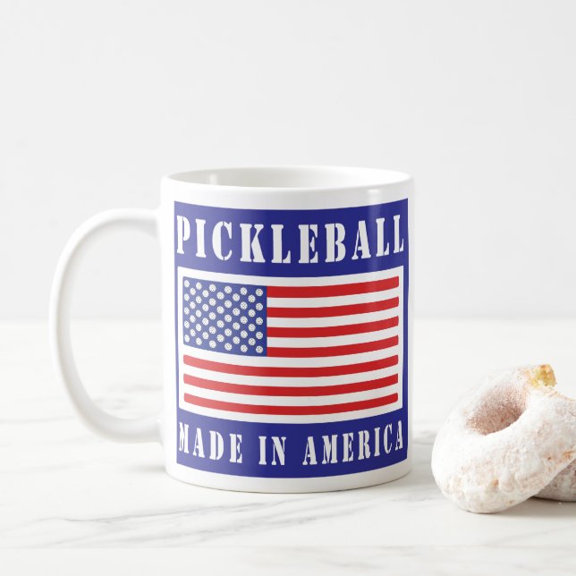 CANECA DE CAFÉ PICKLEBALL - FEITO EM AMÉRICA (Com Donut)